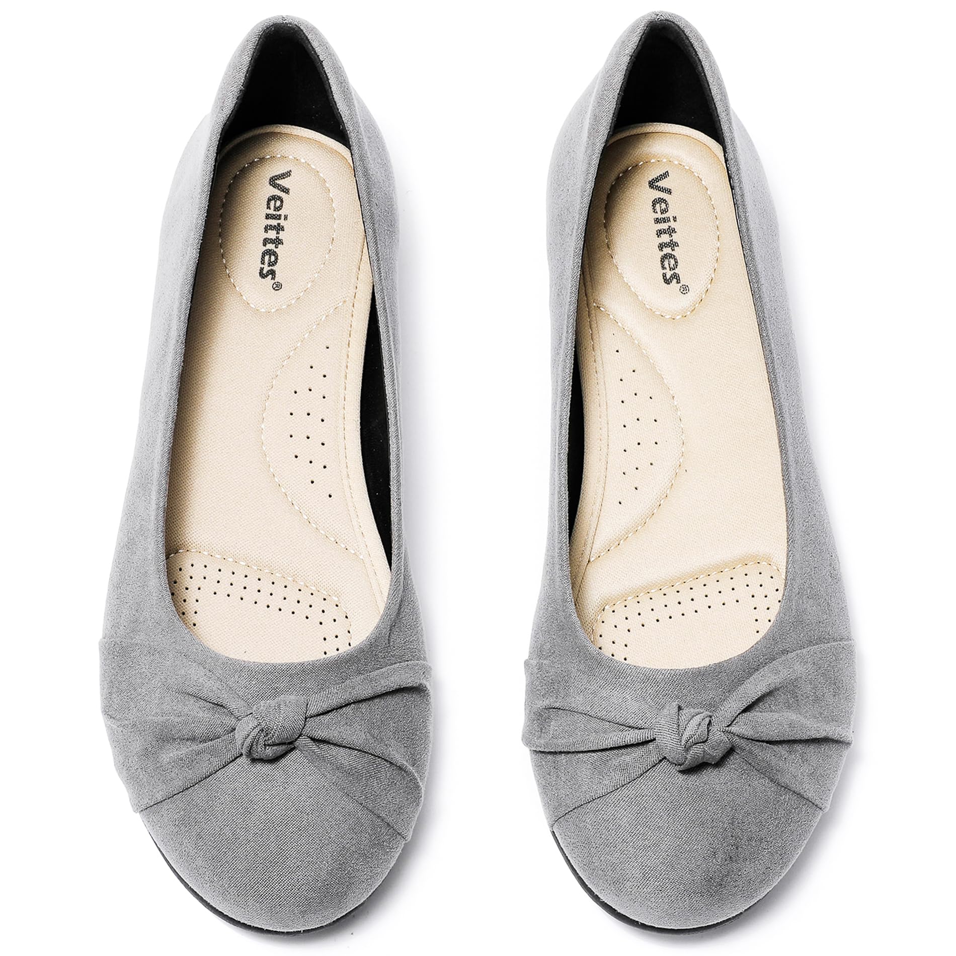 Veittes Women's Wide Width Ballet Flat