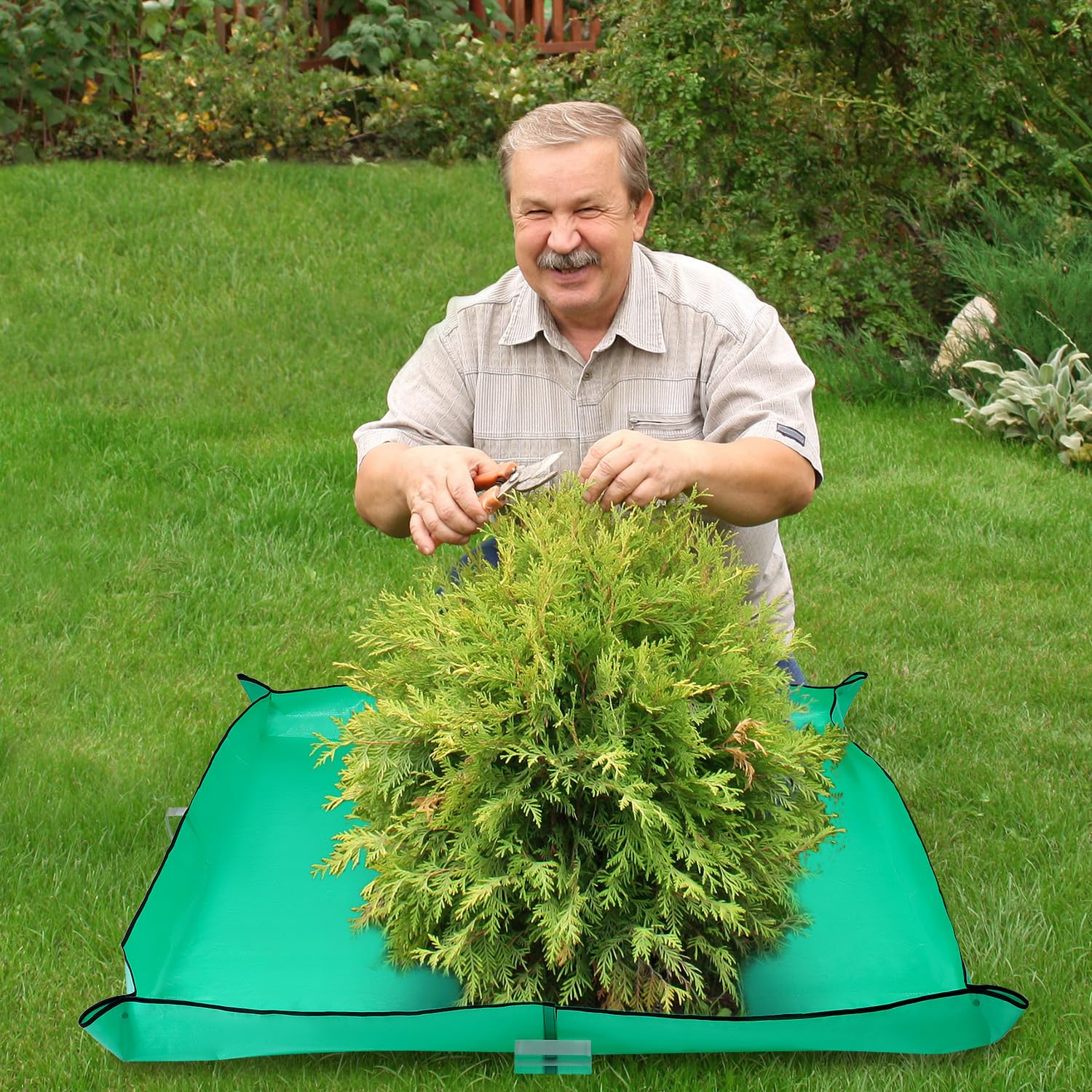 Bâche de Jardin 2Mx2M avec Trou QWORK