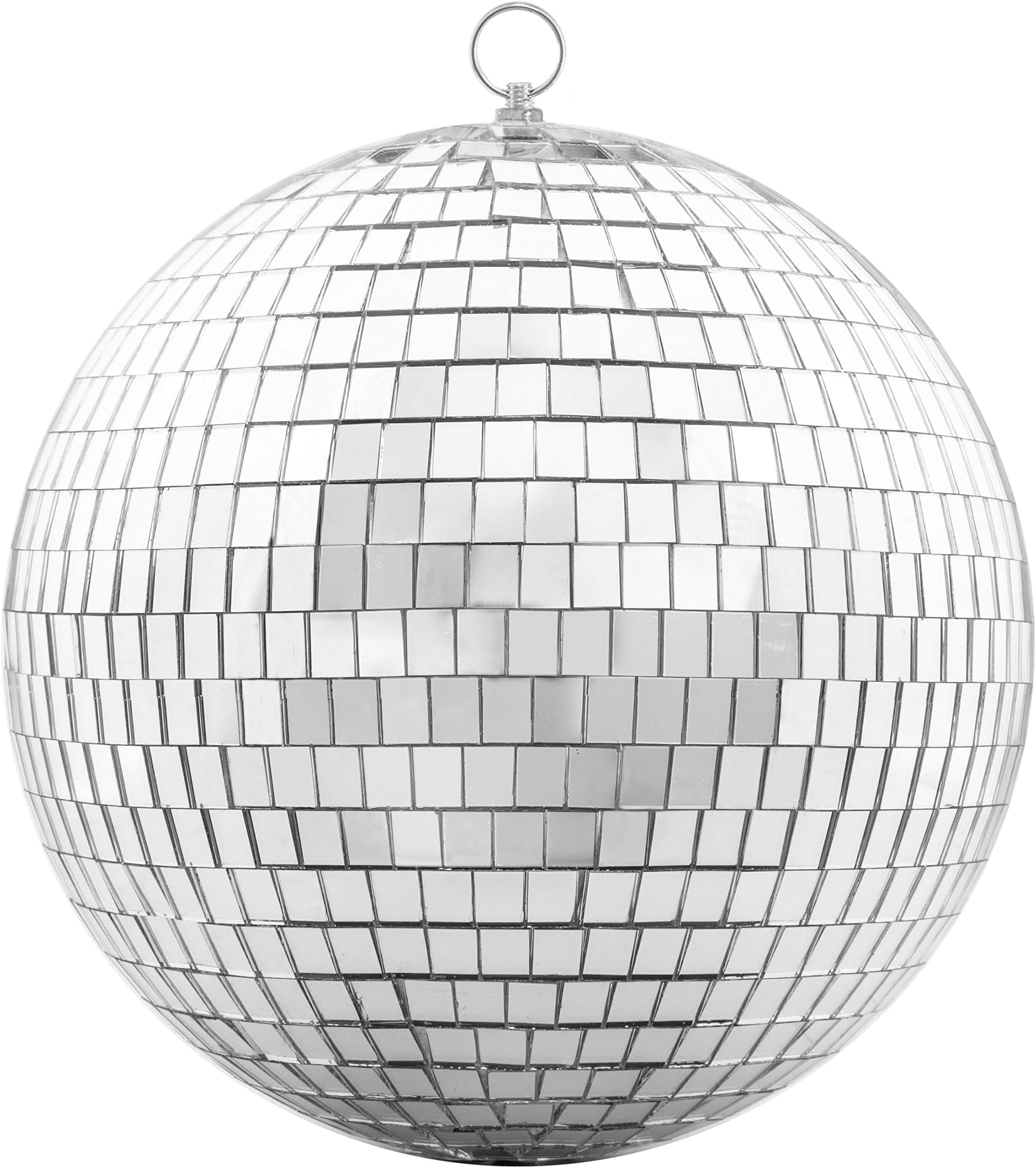 Devan 20CM Silver Mirror Ball - Disco Party Hanging Decorative Item for Wedding, Banquet & Home Party