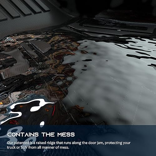 Miniatura 7 de ASLONG Alfombrillas de automóvil de 5 asientos para Toyota RAV4 2019, 2020, 2021, 2022 2023, forro de primera y 2 fila, juego completo delantero y