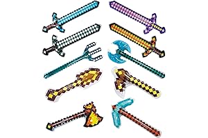 10 Pieces Minecraft Birthday Decorations