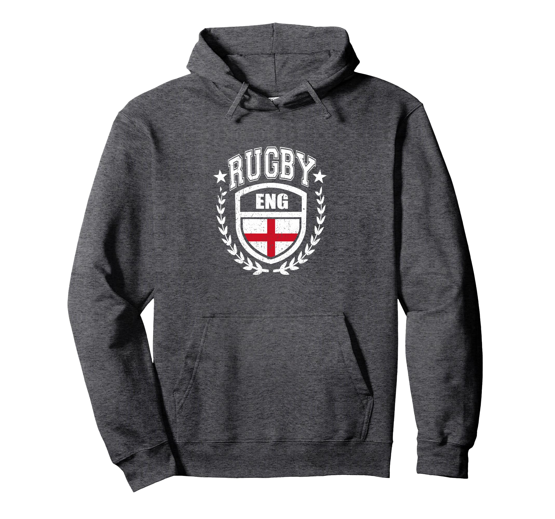 England Rugby Gear English Flag Vintage Sport Pullover Hoodie
