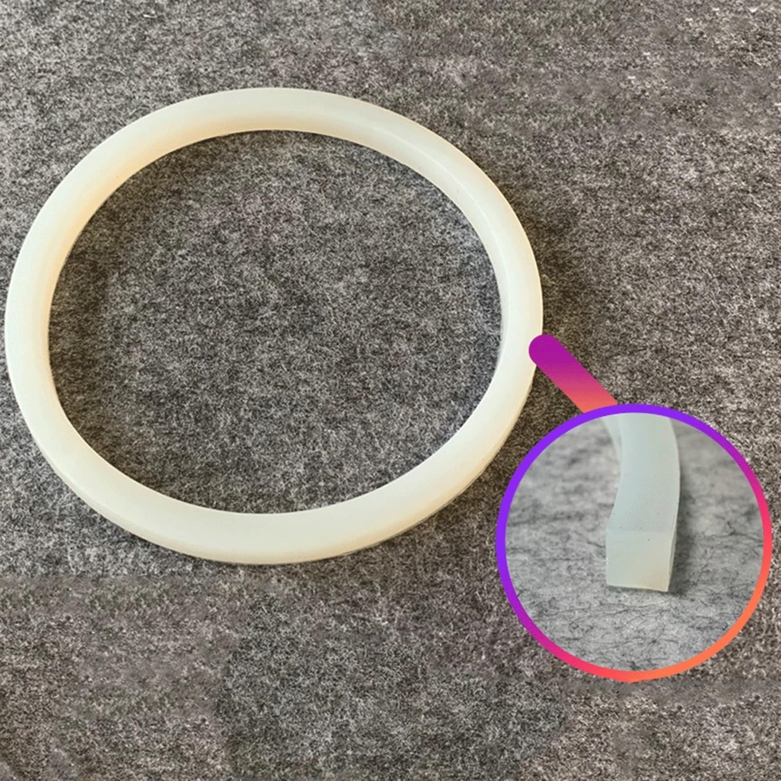 Tira de junta de sellado cuadrada de goma VMQ Slicone de 120-1320mm for puerta de alcantarilla redonda de tanque de alcantarilla Circular a presión (Tamaño : 1020mm)
