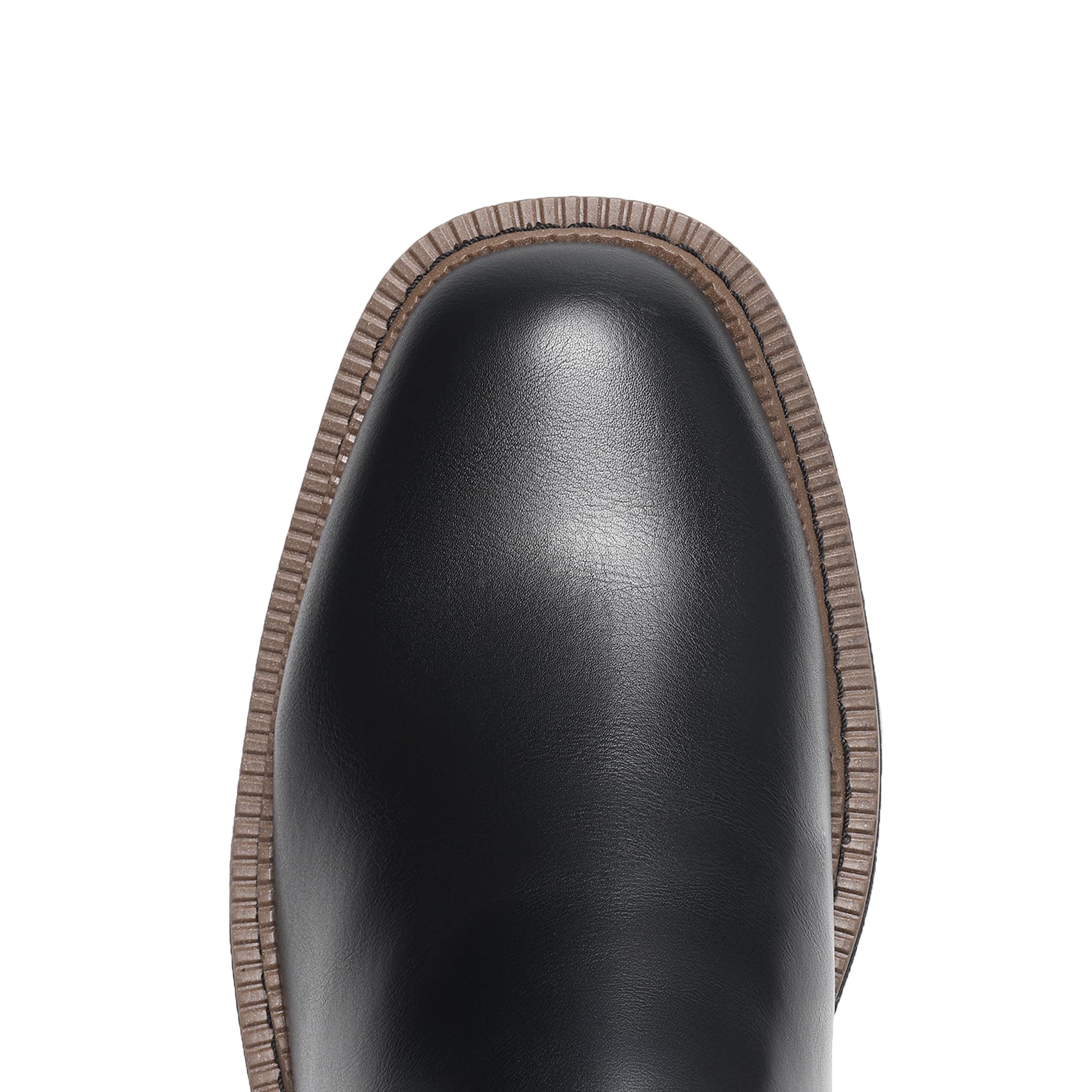 DREAM PAIRS Damen Plateau Stiefeletten Chelsea Boots