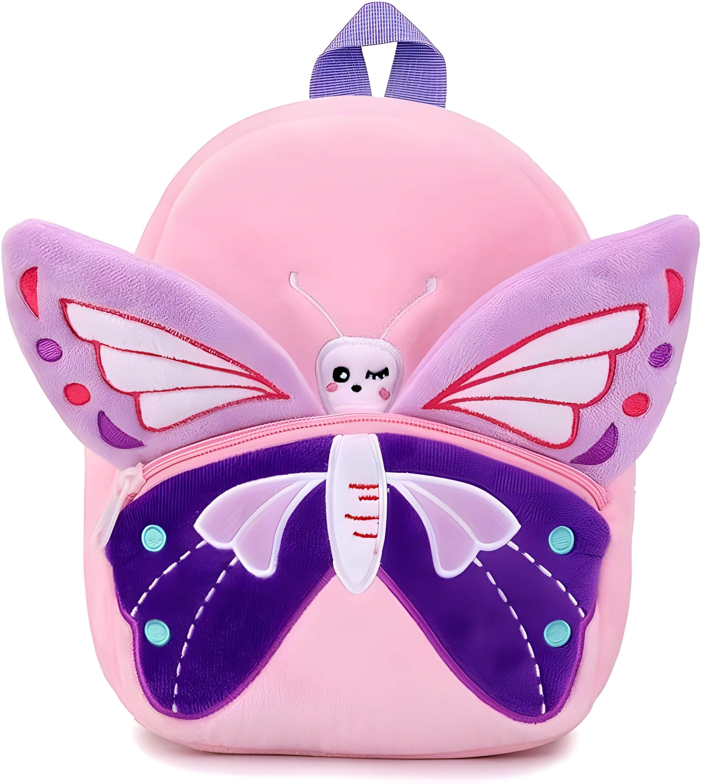 Cute Small Toddler Kids Preschool Backpack butterfly design Nursery Preschool Playschool School Picnic Travelling Bag for Baby Boy Girl Age 2-5 Years-image-18