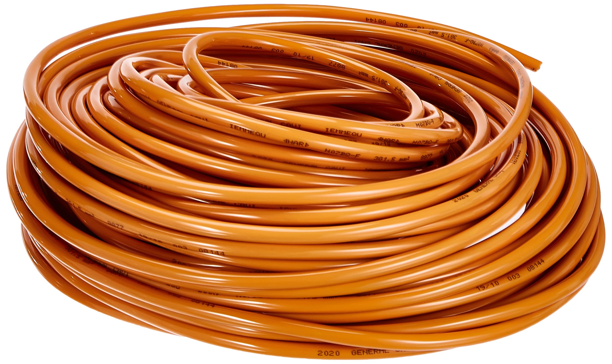 as - Schwabe Anneau de câble de chantier 230V 16A, 50m H07BQ-F 3G1.5, orange, IP44 asrce, chantier de construction, 59350