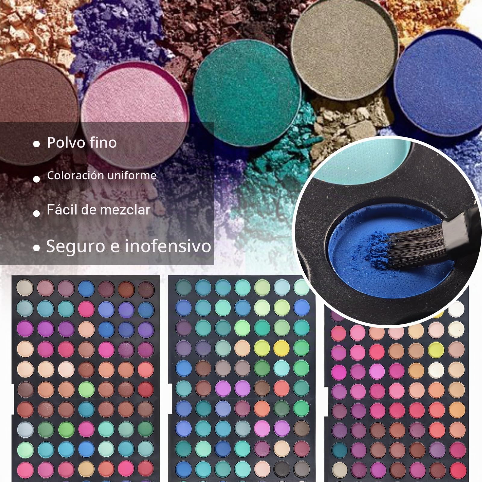 FantasyDay® 252 Colores Sombra De Ojos Paleta de Maquillaje Cosmética - Perfecto para Sso Profesional y Diario