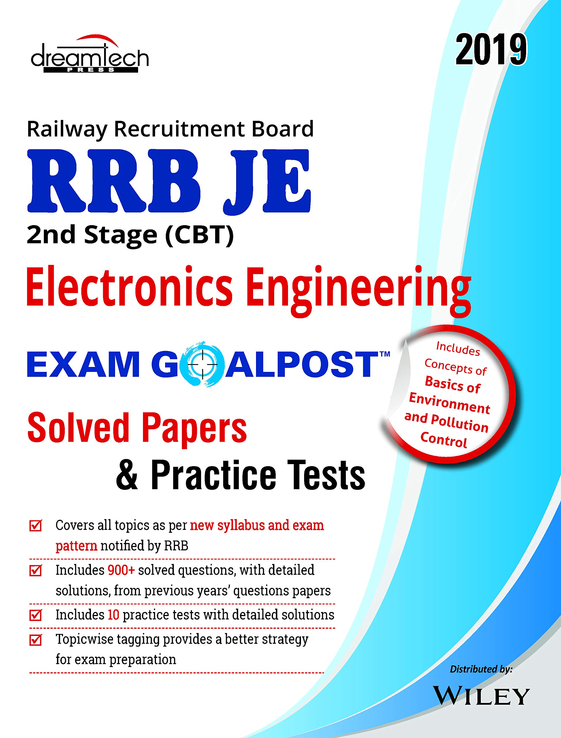RRB JE 2nd Stage (CBT) Electronics Engineering Exam Goalpost Solved Papers & Practice Tests, 2019