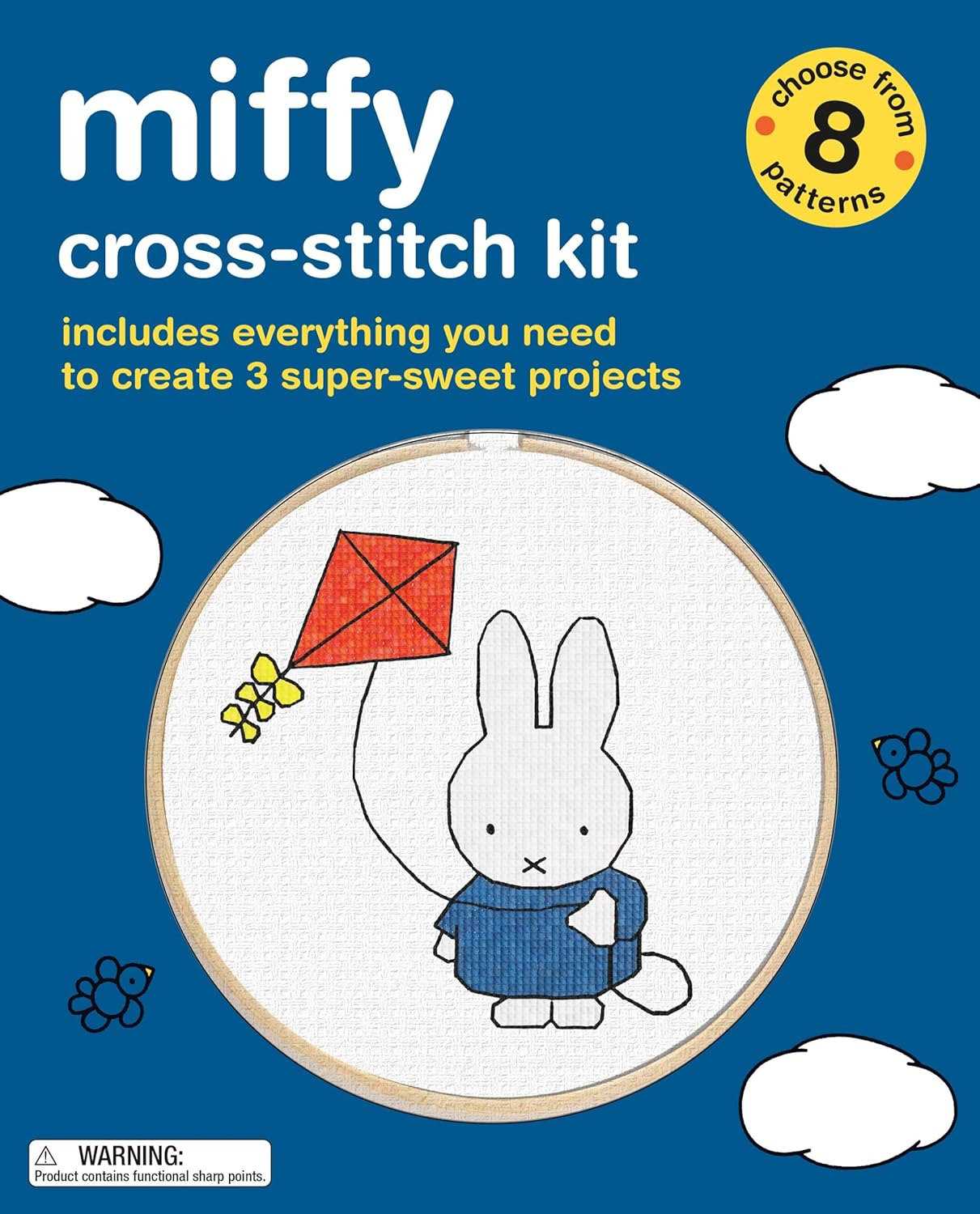Miffy Cross-Stitch Kit: Includes Everything You Need to Create 3 Super-Sweet Projects (Choose from 8 Patterns)      Misc. Supplies – February 10, 2026
