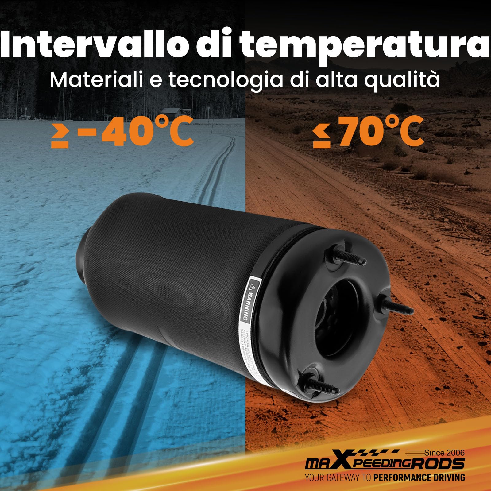 maXpeedingrods Anteriore per Mercedes ML GL W164 X164 Sospensioni Pneumatiche Molla Ad Aria