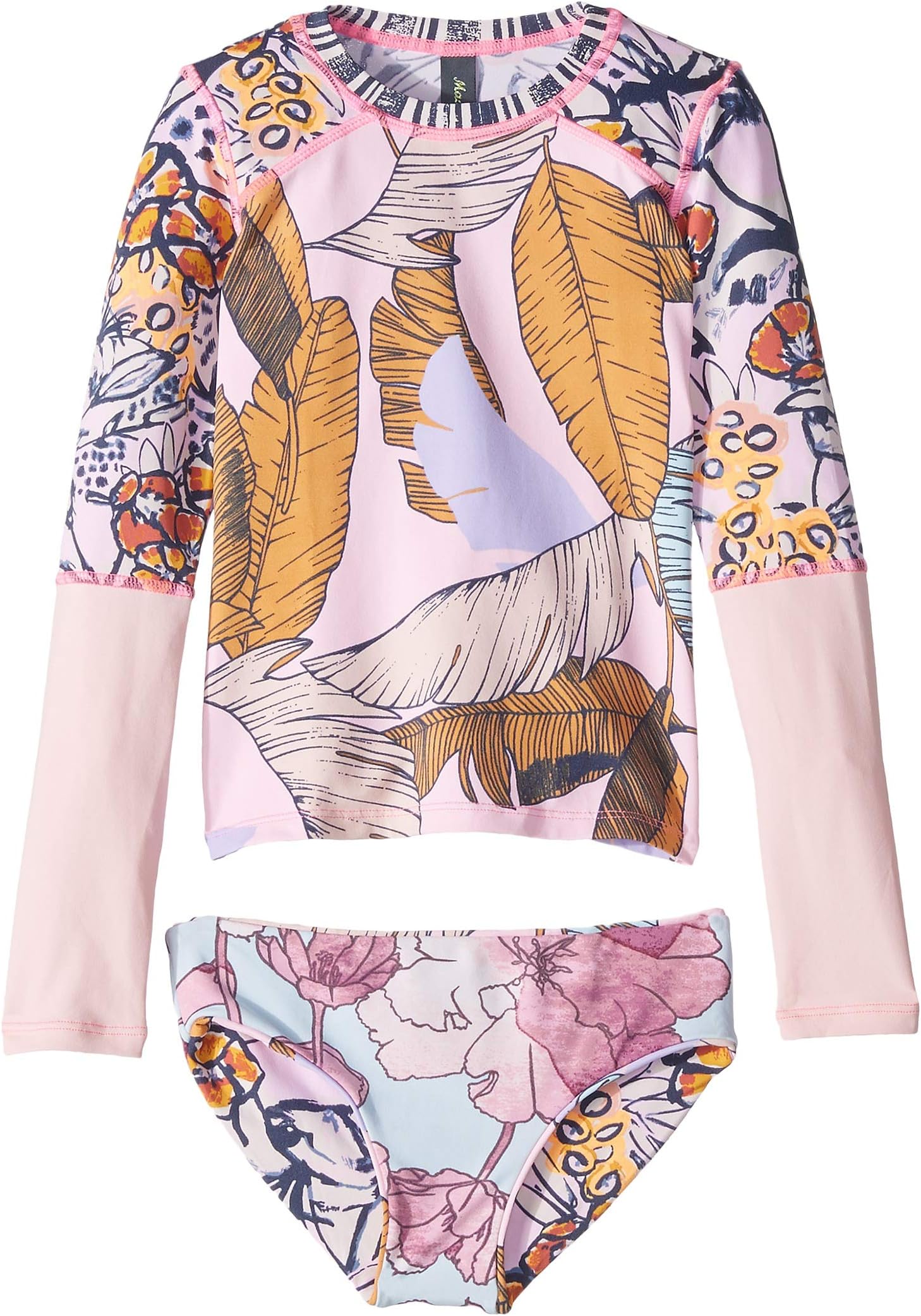 Flamingo Parade Rashguard (Toddler/Little Kids/Big Kids)
