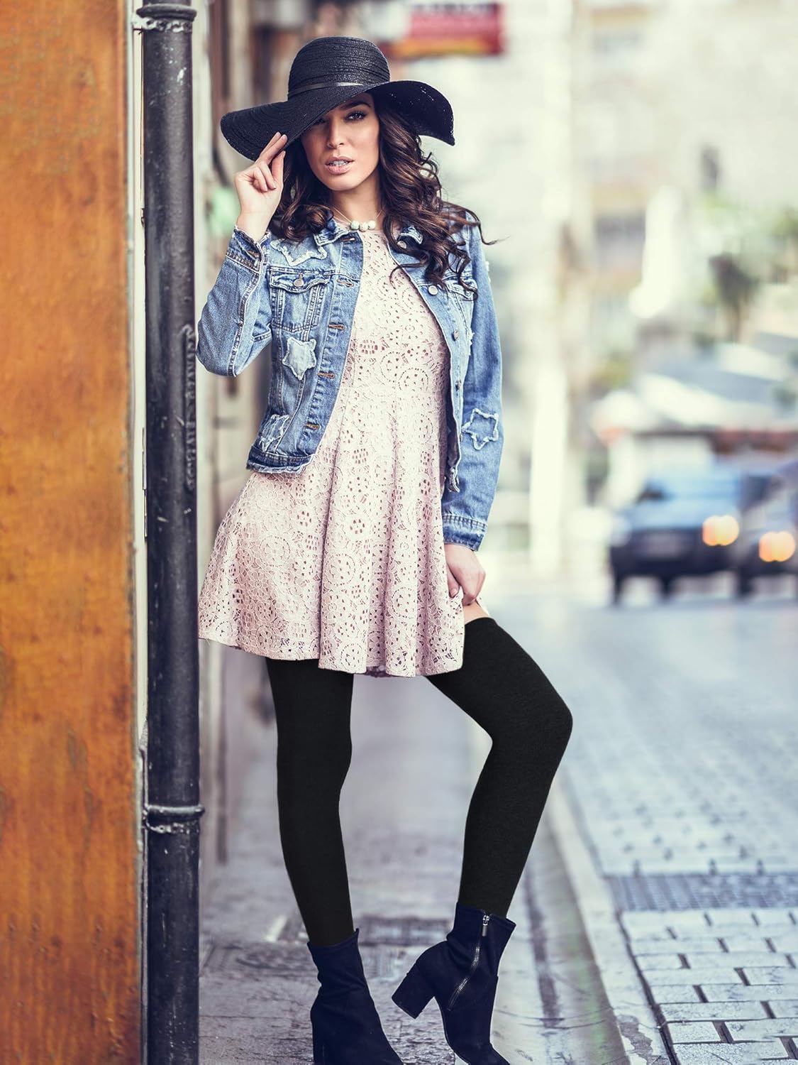 SATINIOR Extra Long Socks Thigh High Cotton Socks Extra Long Knee Boot Stockings for Women - Image 6