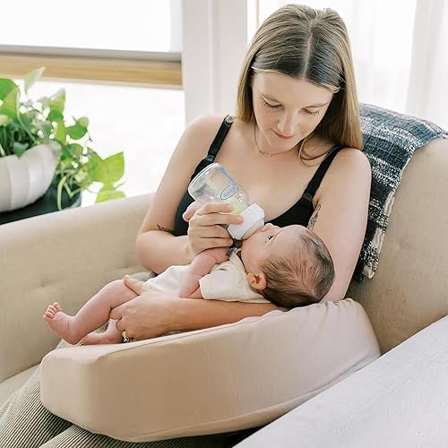 Miniatura 4 de Dr. Brown's Always Ready Bundle- Gentle Beige Nursing Pillow + Light Gray Cover - 2-Piece Set