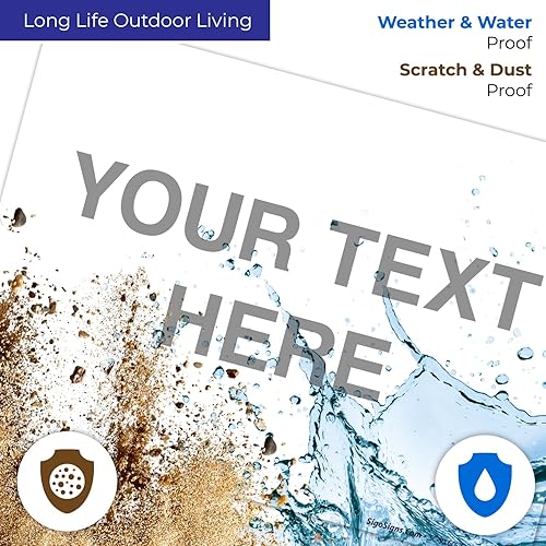 Miniatura 5 de Letrero personalizado, letreros de metal personalizados, personalizable para oficina, negocios, lugar de trabajo, oficina, hogar, letreros de