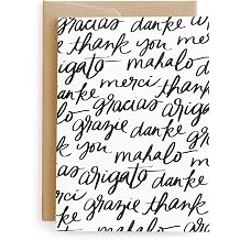 Minted | Greeting Card - Single with Envelope | THANK YOU | Mahalo | Independent Artist-Designed with Quality Materials