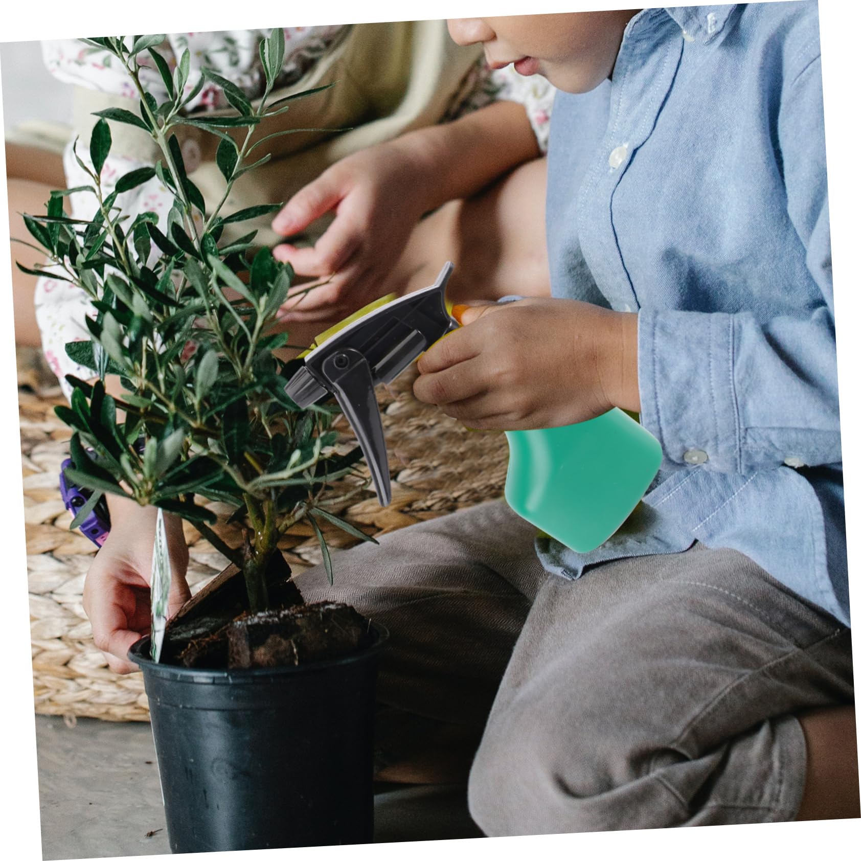 BESPORTBLE Juego De Herramientas De Jardinería De 10 Piezas Estuche Portátil Herramientas De Acero Inoxidable Diseño Floral