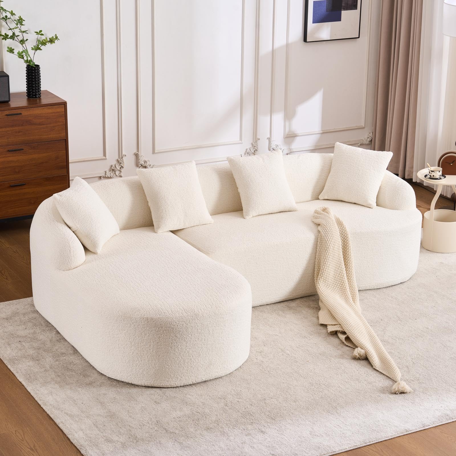 sofa 美品★ Amazon.com: Olodumare Oversized Sectional Sofa with Chaise
