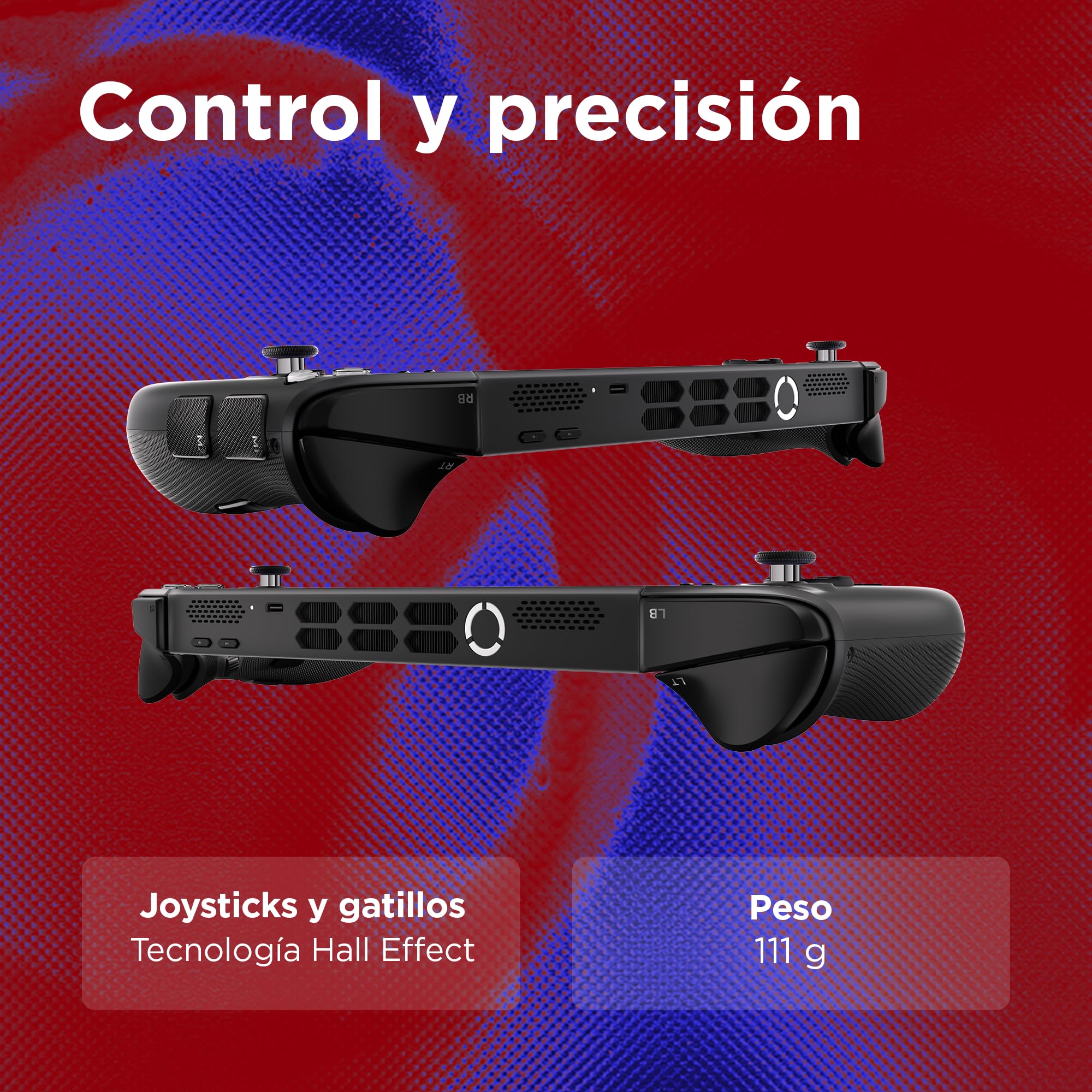 Lenovo Mando Izquierdo Legion Go 2 (Conexión Inalámbrica, USB-C, Conector Pogo, Alcance 10 mts, Ligero, Joysticks y Disparadores de Efecto Hall, Compatible con Legion Go 1) - Negro