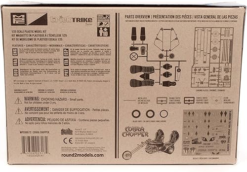 Miniatura 2 de MPC Cobra Chopper (Serie Trick Trikes) 1:25 Modelo Kit