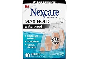 Nexcare Max Hold Waterproof Surgical Bandages: Stay Protected for 48 Hours
