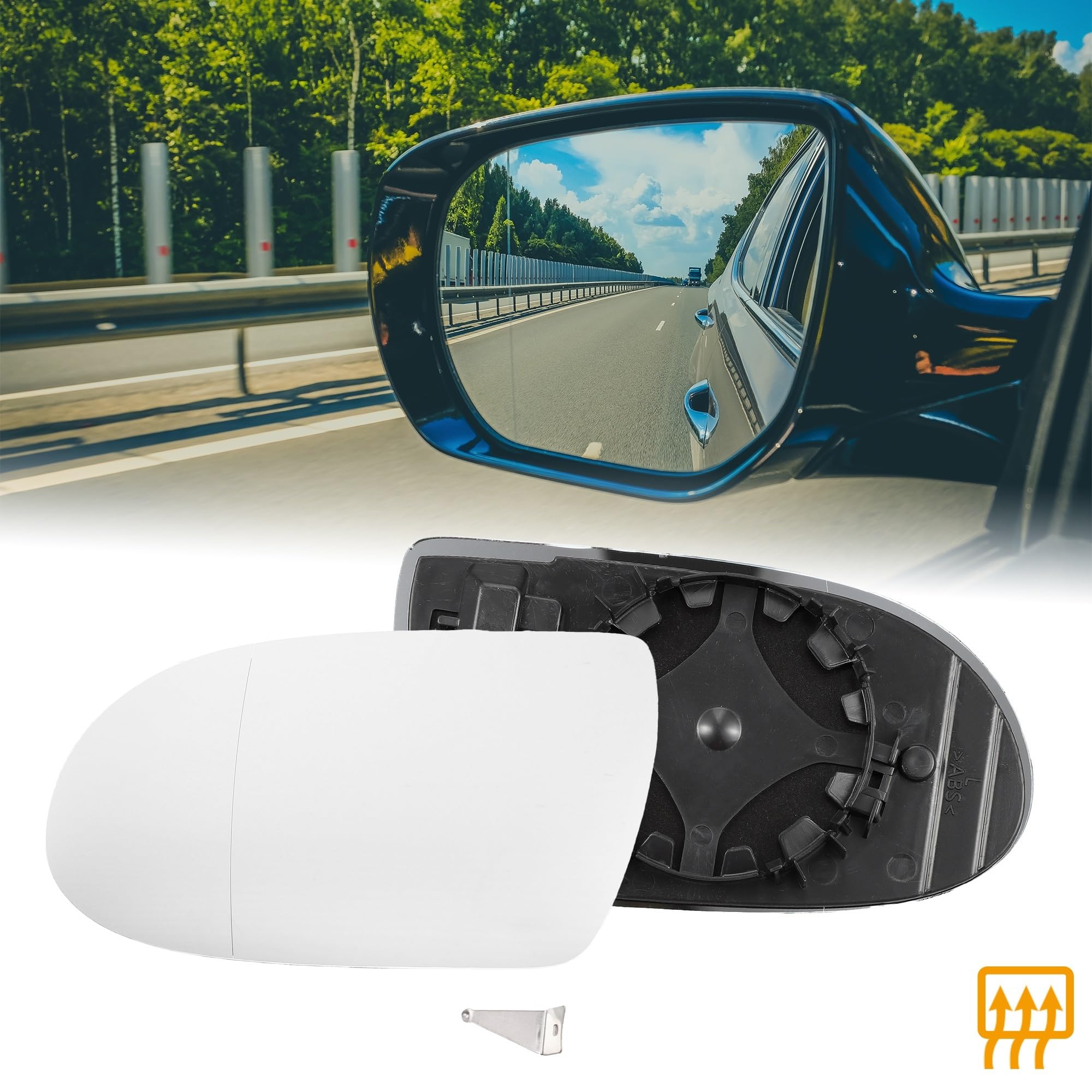 Voor BENZ voor SLK R171 2004-2011 SL R230 2003-2008 Groothoek verwarmde