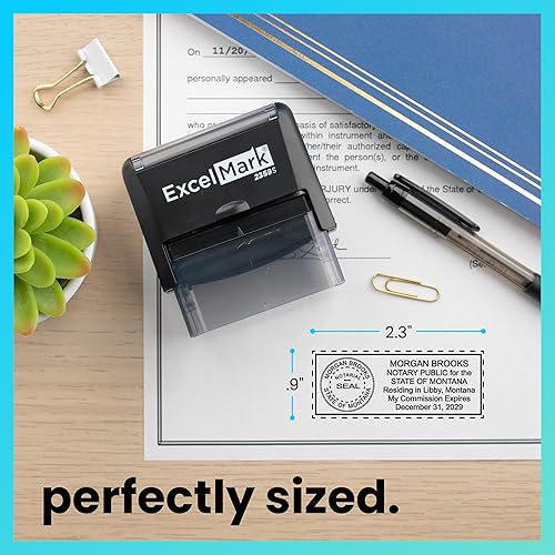 Vista 300 de ExcelMark Sello de notario para los 50 estados - Sello oficial del estado - Colorado