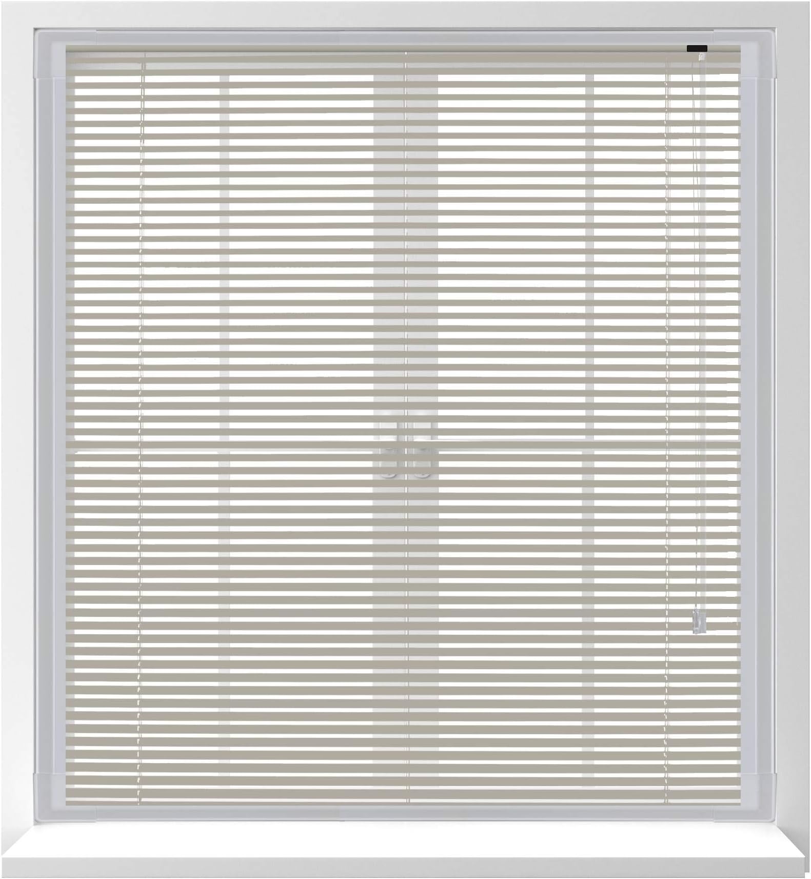 Swift Direct Blinds Made to Measure Venetian Blind Origin 25mm Matt Grey VS1004 custom made in 16 size ranges individually made to your custom sizes. 600mm (W) X 600mm (D)
