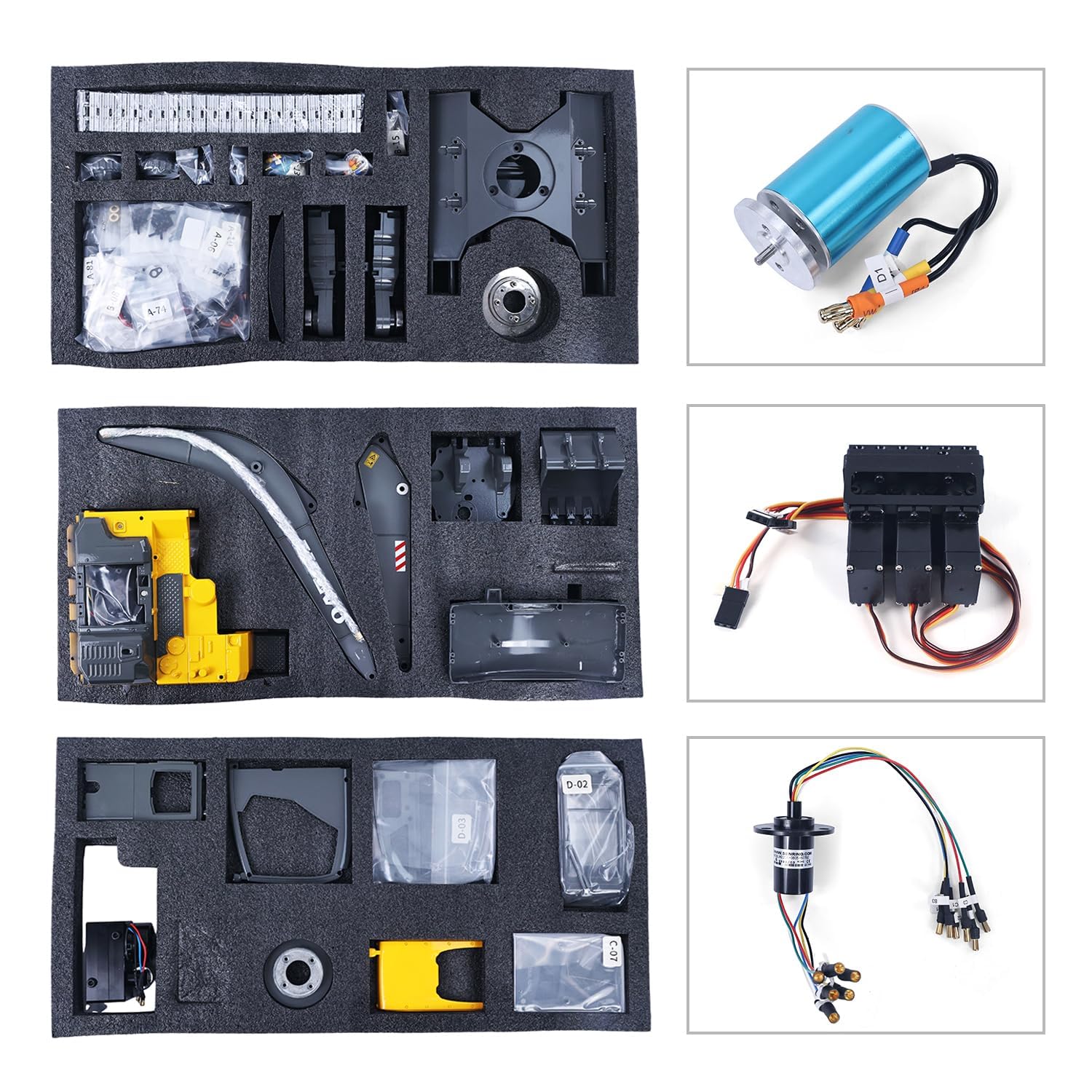 Toucan RC Hobby 1/14 EC160E KIT Legierung RC Hydraulikbagger Drahtlose Steuerung Bagger Bürstenlos Motor Engineering Fahrzeug Unmontiert
