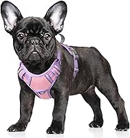 Vista 30 de BARKBAY Arnés para Perro Sin Tirones Talla Grande Arnés Reflectante para Perro con Clip Frontal y Asa de Control Fácil para Caminar Entrenar Correr