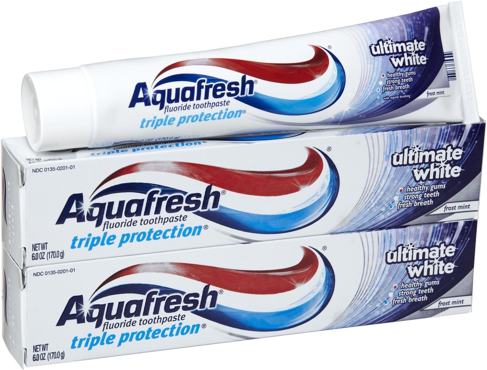Aquafresh Ultimate White Fluoride Toothpaste for Cavity Protection, 6 ounce