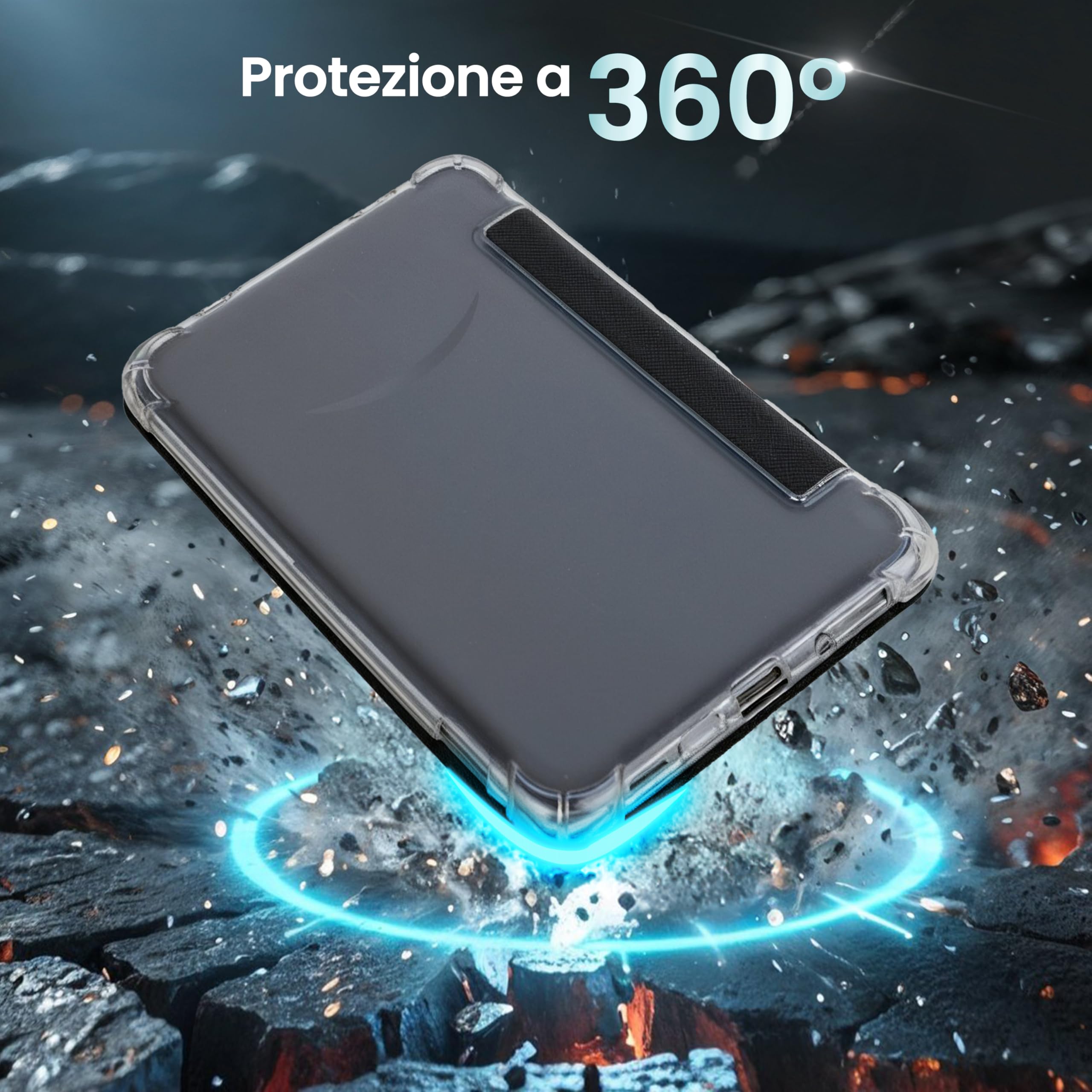 Custodia per eReader 6'' compatibile con Kindle (11ª gen) – Cover protettiva in PU Leather con Auto Sleep/Wake