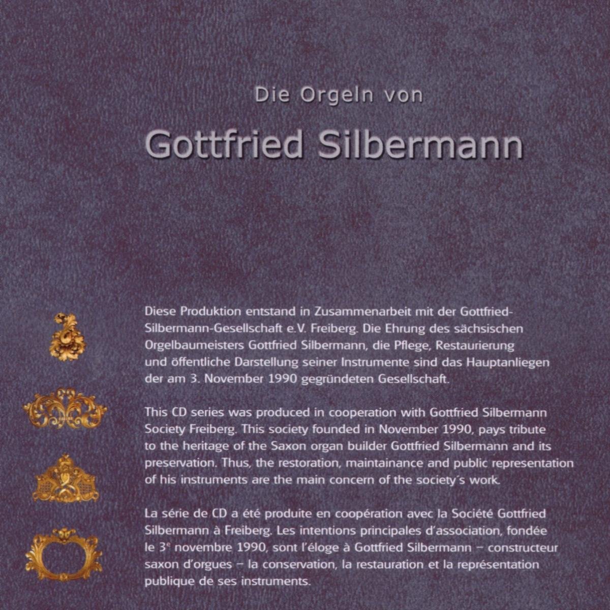 Die Orgeln von Gottfried Silbermann Vol 5-8