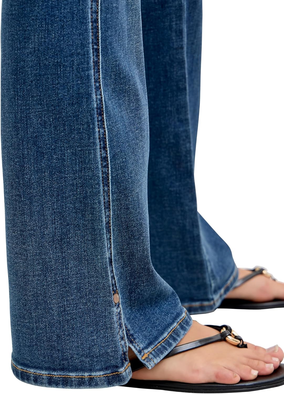Judy Blue Womens Jeans - Mid Rise Bootcut with Cell Phone Back Pocket & Slit
