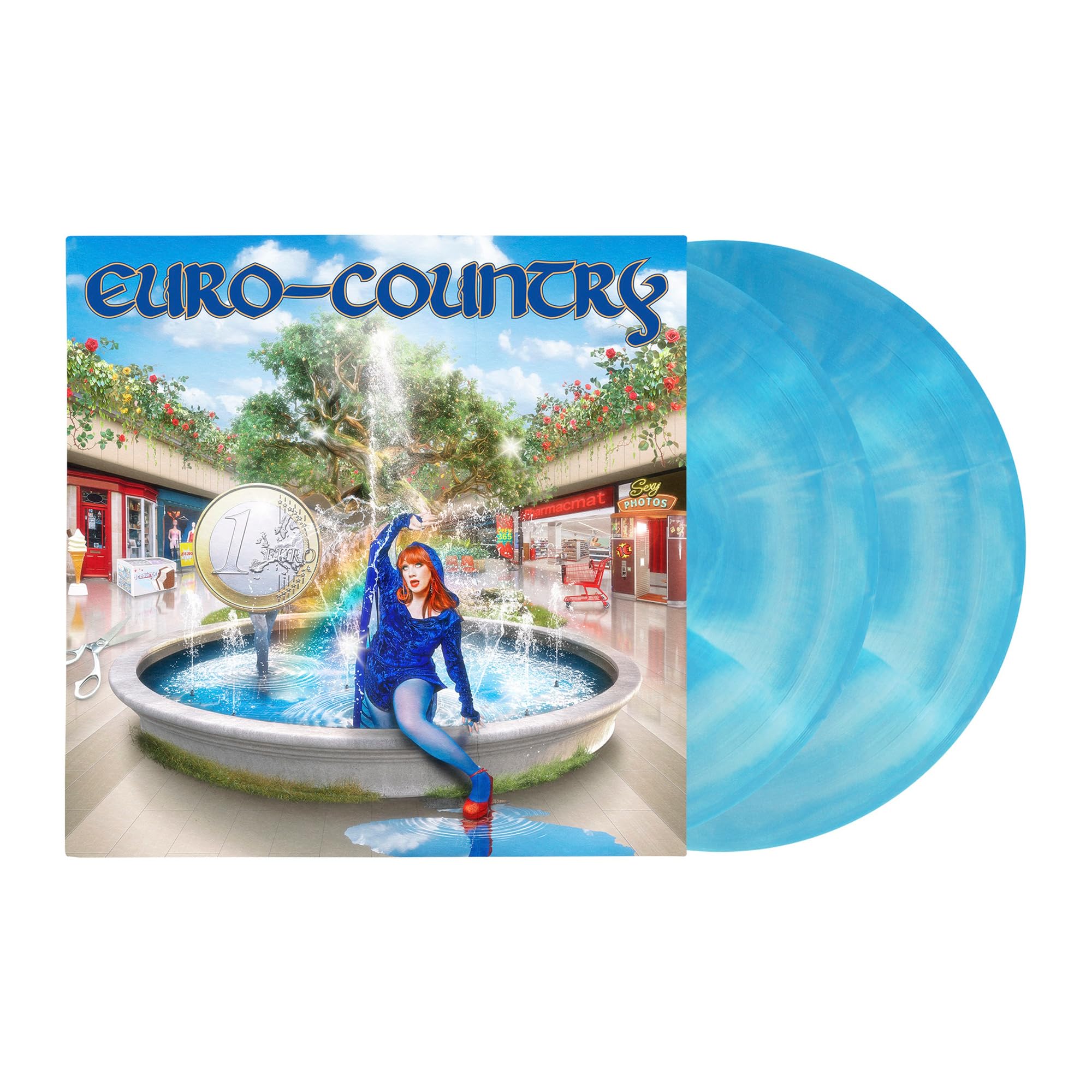Cmat Euro-country - Cloudy Blue Vinyl LP New 199538769579