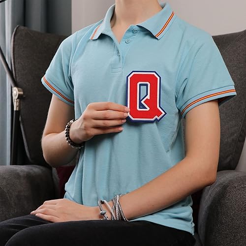 Miniatura 36 de Parches de letras termo-adhesivas de alta calidad – Lindas letras para ropa – Parche universitario para ropa – Letras bordadas de 4 1/2 parches