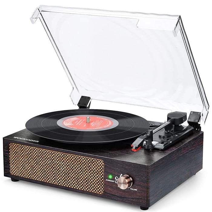 Buy Record Player Turntable Bluetooth Vinyl Player with Speakers