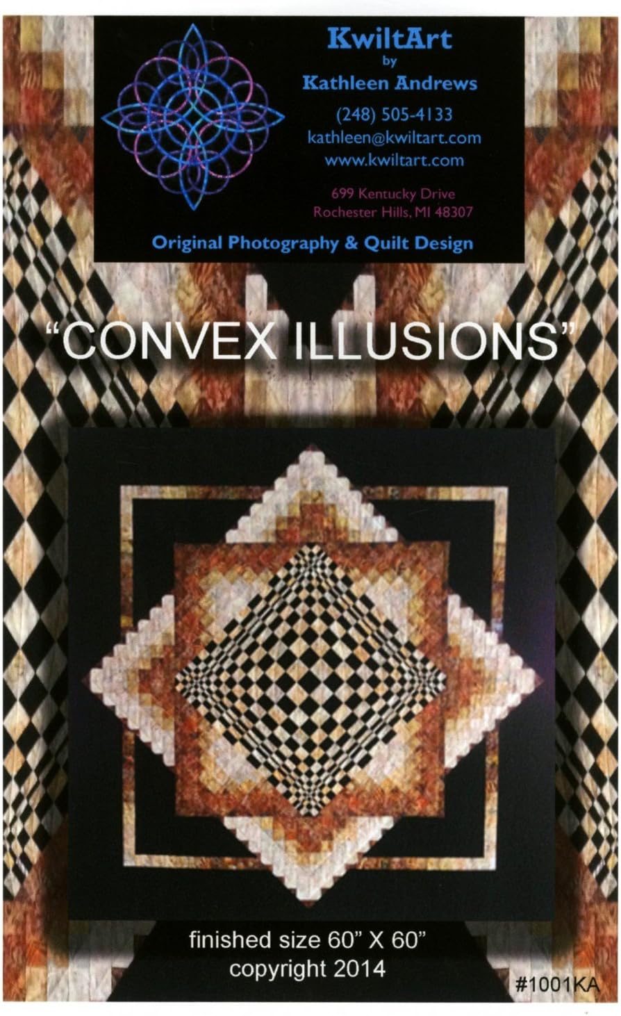 Quilt Art Convex Illusions Pattern