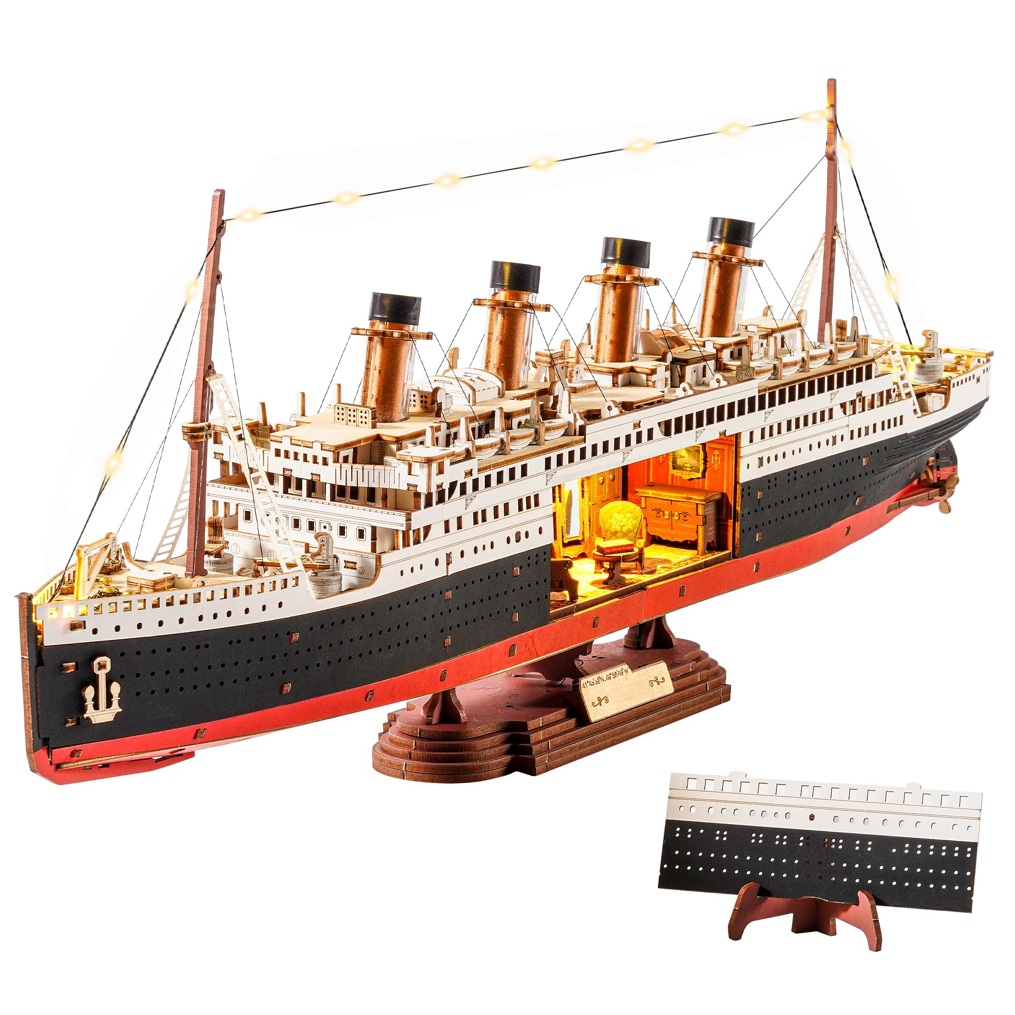 ROBOTIME 3D Wooden Puzzle 1912 Eternal Atlantic Voyager