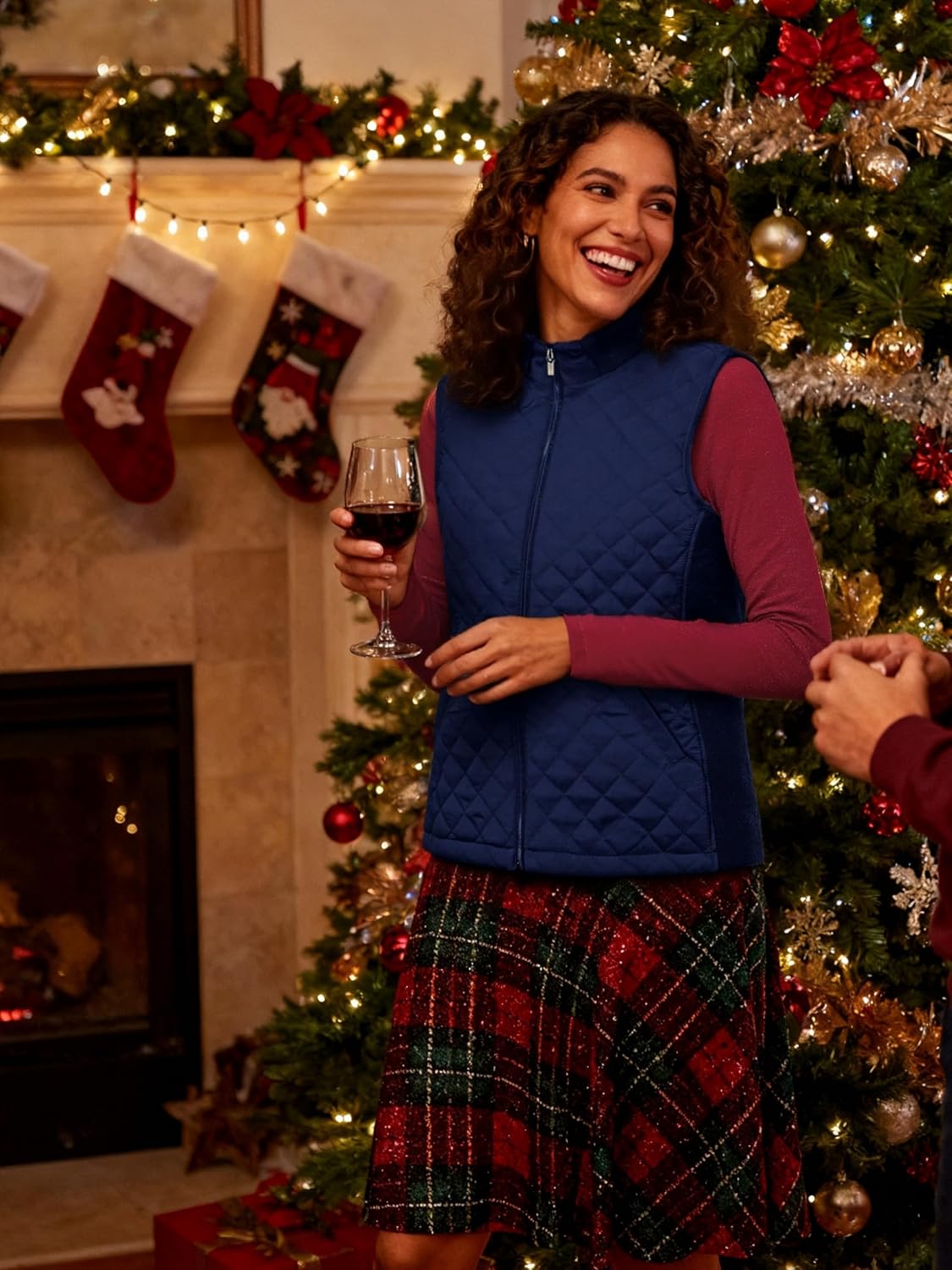 Bienzoe Women Quilted Casual Vest: Lightweight Packable Sleeveless Jacket - Image 8