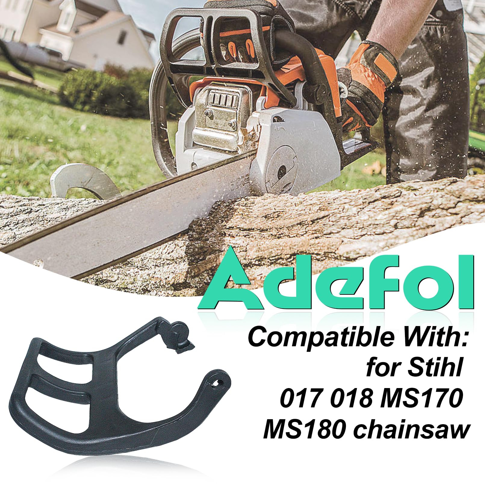 HUYUR Handschutz Mit Kettenbremse Für Stihl MS170 MS180 017 018 Kettensäge | Ersatzteil #1130 792 9100