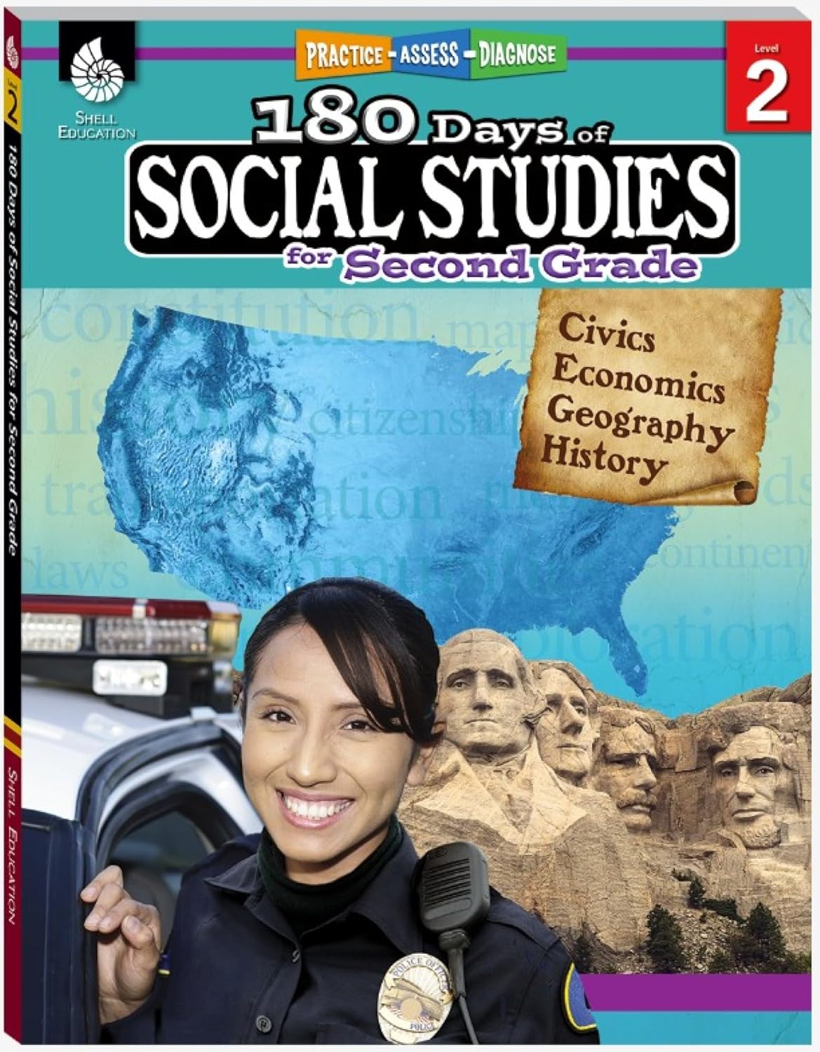 180 Days of Social Studies for 2nd Grade: Fun Teacher-Created Daily Practice Workbook for Classroom, Home & Homeschool