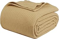 Vista 14 de De algodón- Cobija de 100 % algodón de alta calidad suave y térmica - envuélvete en estas cobijas de algodón súper suave y acogedoras - perfectas