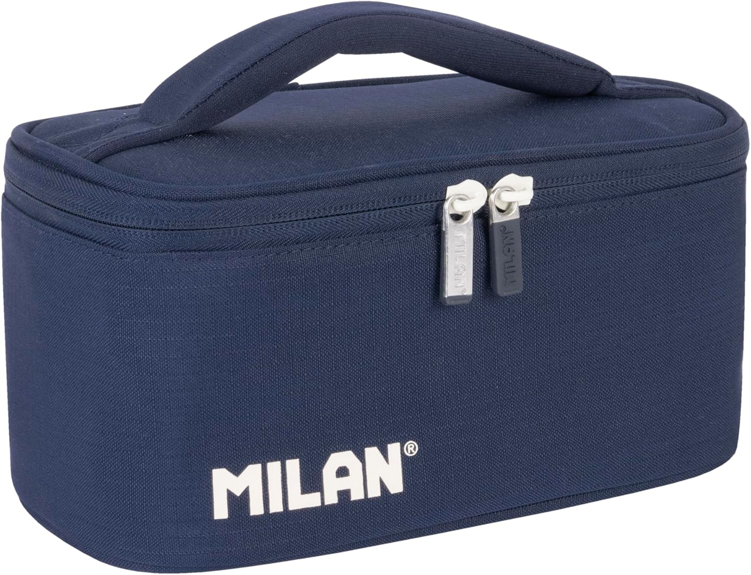 MILAN 08805SNCB Small Isothermal Food Carrier Bag with 1 Container (1.5L) 1918 Series, Navy Blue, 22 x 12,5 x 12 cm