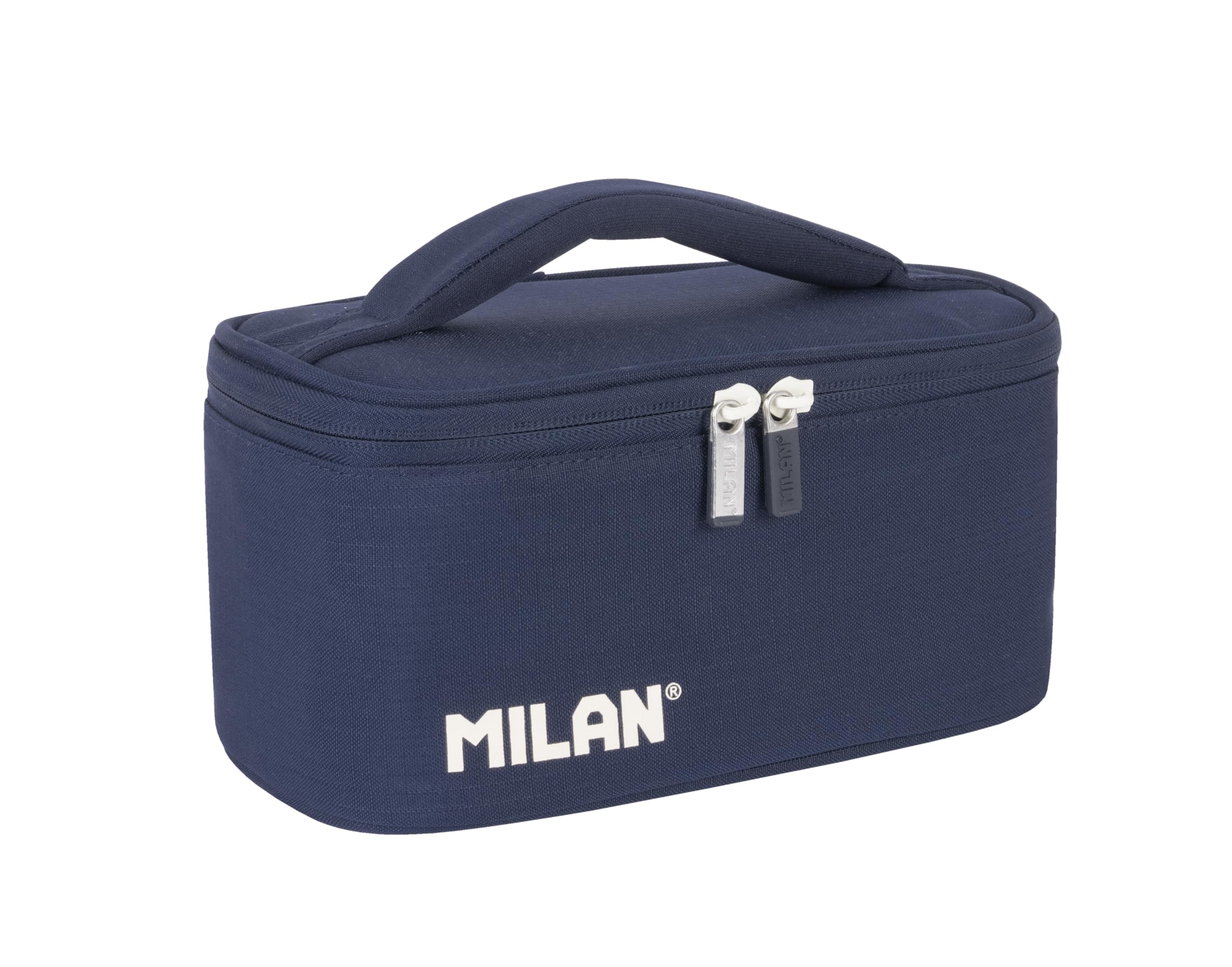 MILAN 08805SNCB Small Isothermal Food Carrier Bag with 1 Container (1.5L) 1918 Series, Navy Blue, 22 x 12,5 x 12 cm