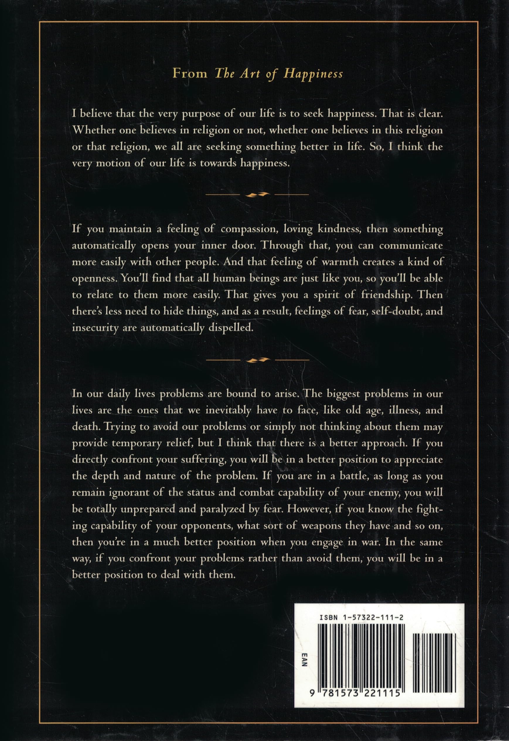 The Art of Happiness: A Handbook for Living Dalai Lama and Howard C. Cutler - PT01