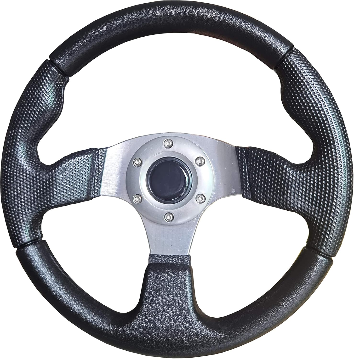 Golf Cart Steering Wheel for most golf carts use on EZGO Club Car Yamaha steering wheel-Black