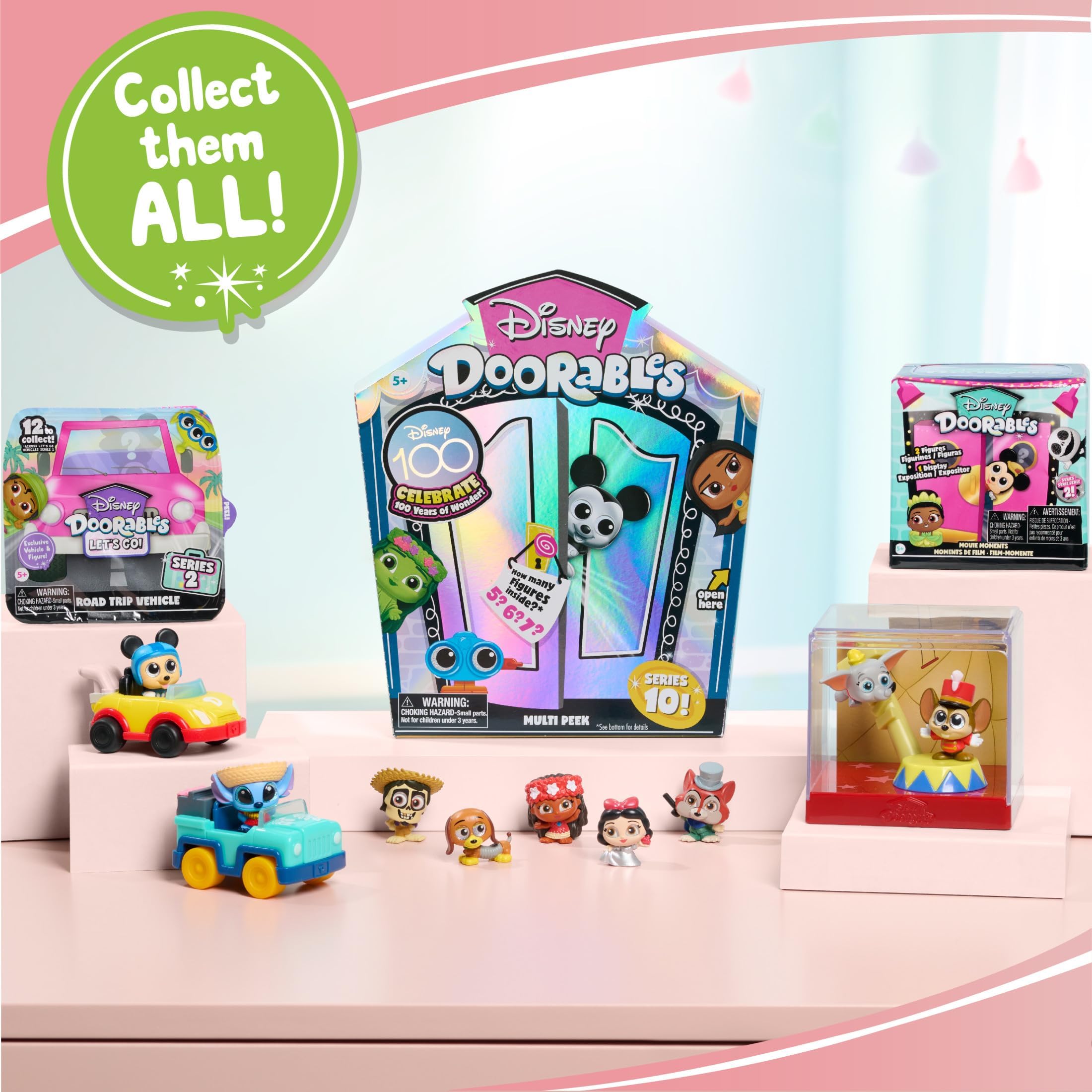 Disney Doorables UP Collectors Pack Collectible Blind Bag Figurine Toy for Kids 5+