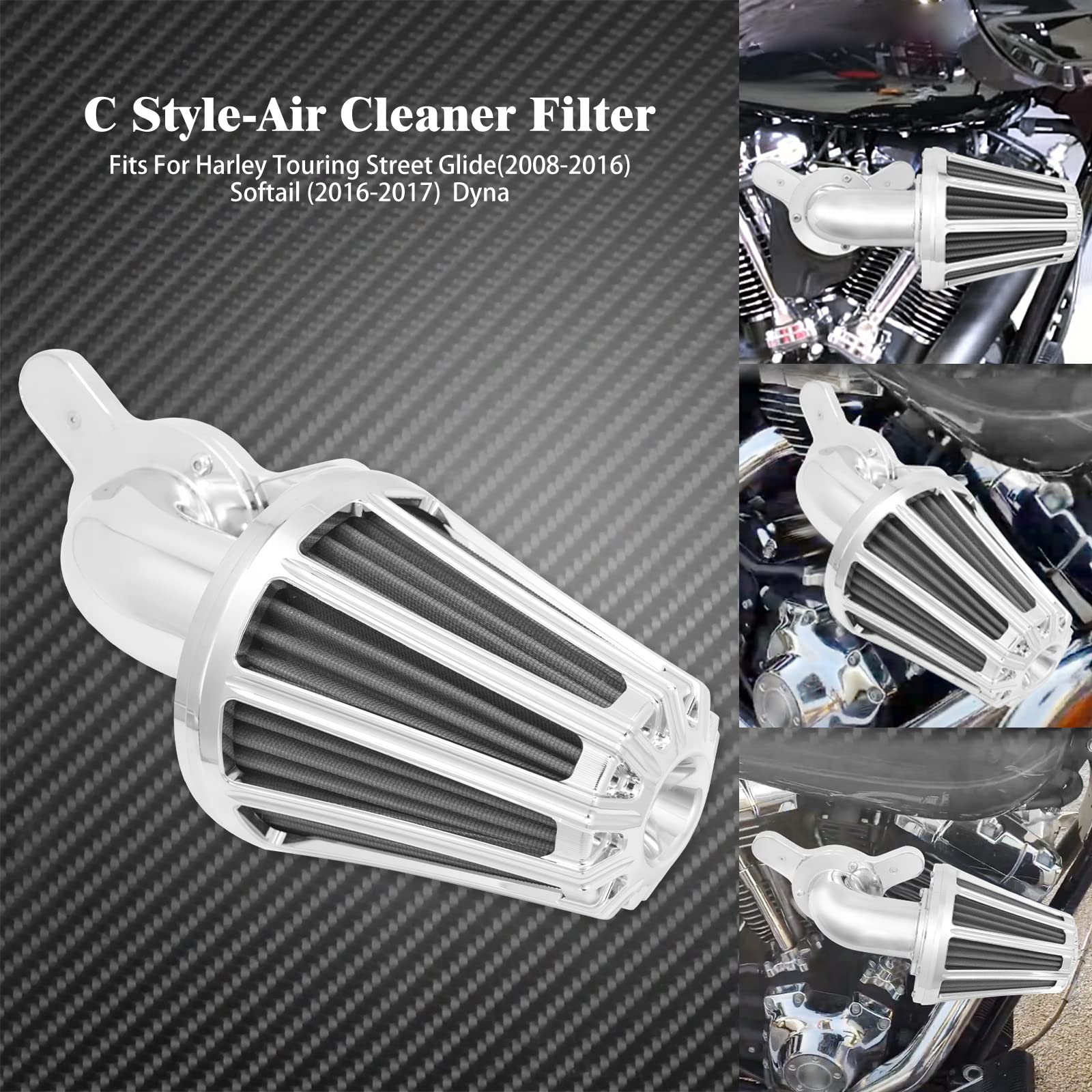 Amazon.co.jp: HCmotorku Motorcyle エアフィルター エアクリーナー 90