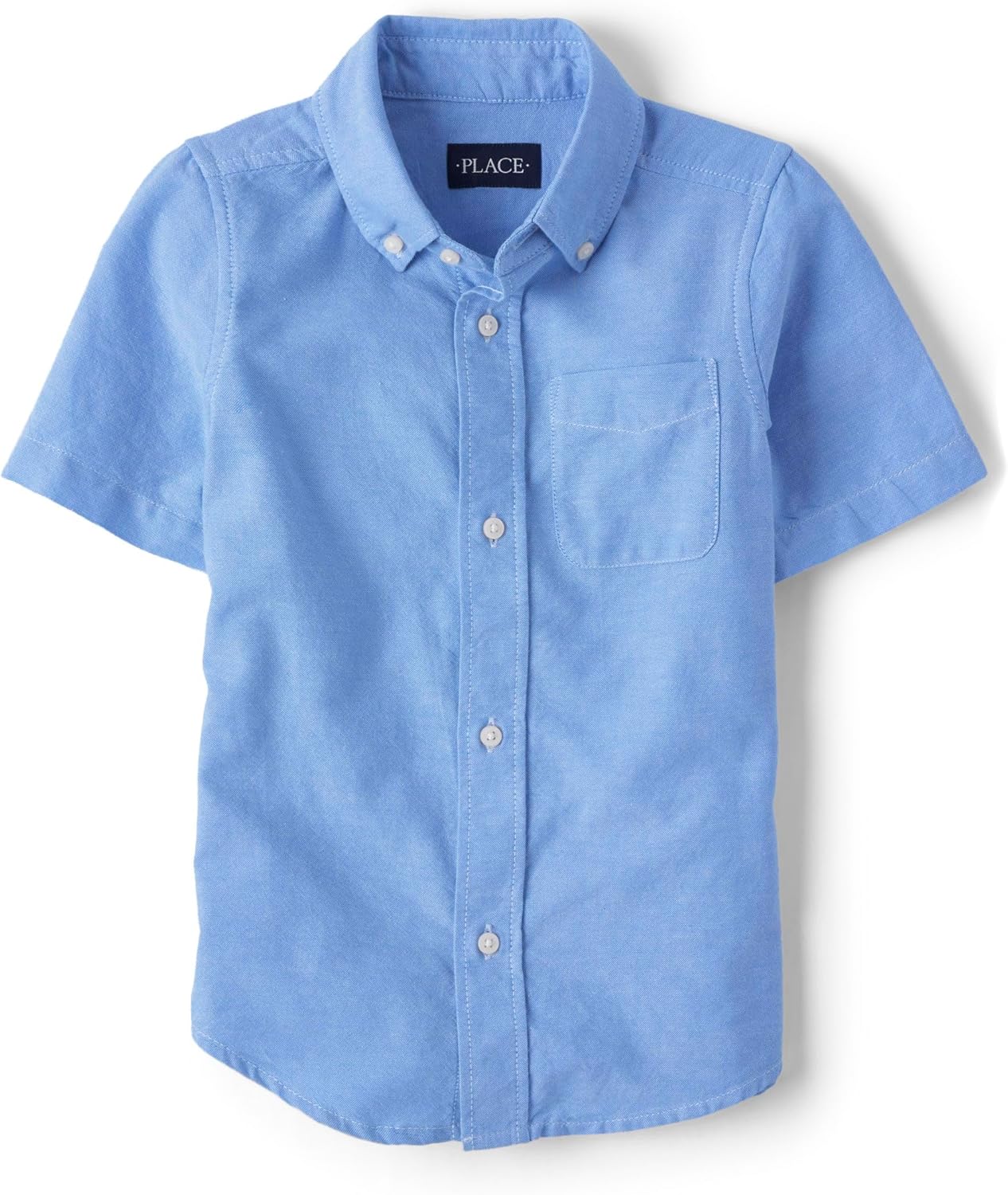 The Children'S Place Boys Short Sleeve Oxford Shirt