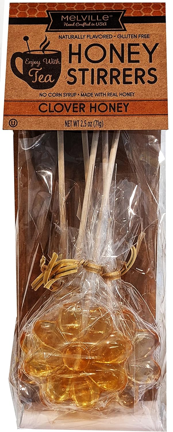 MelvilleCandy Hard Candy Clover Honey Daisy Mini Lollipops